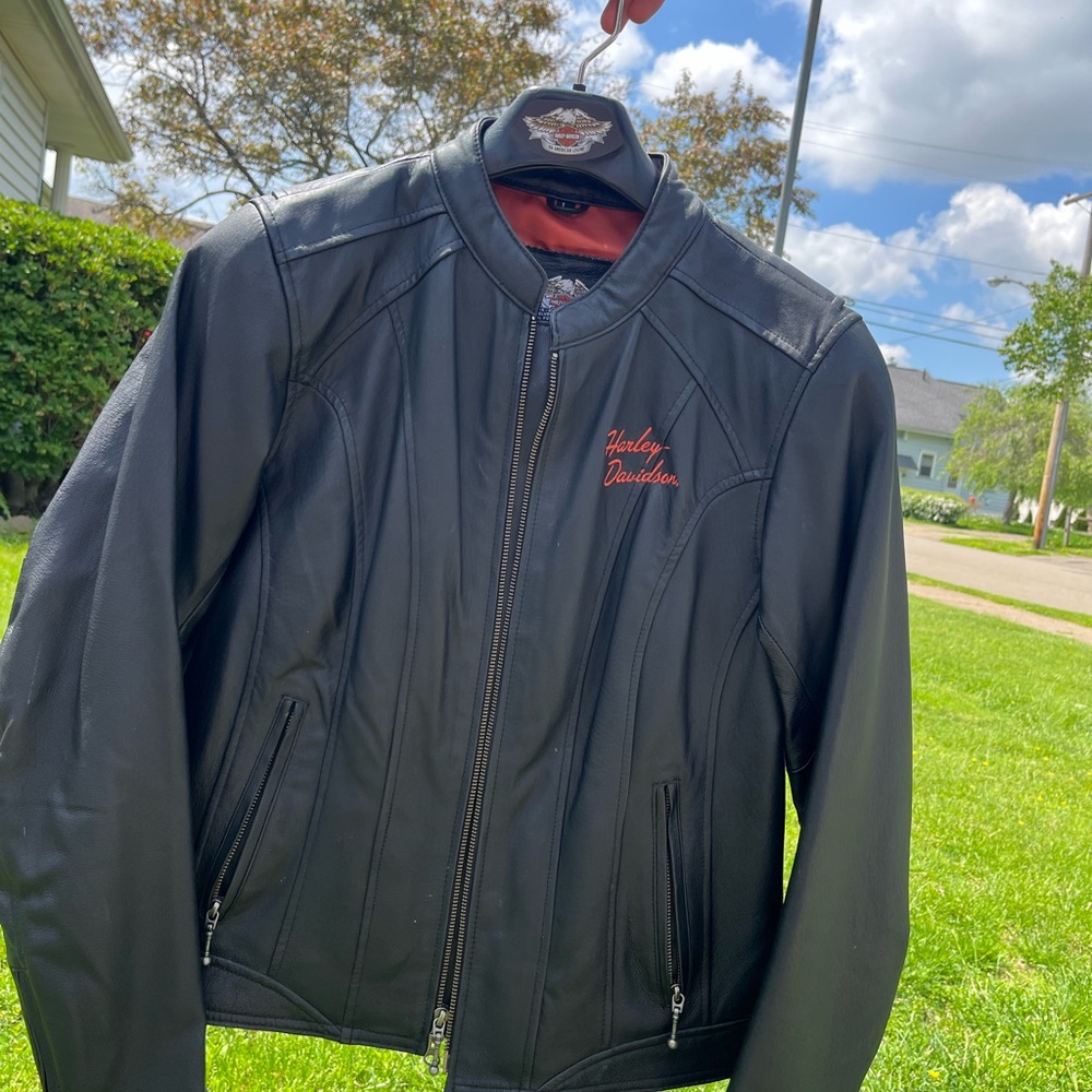 Harley-Davidson Black Leather Motorcycle Jacket